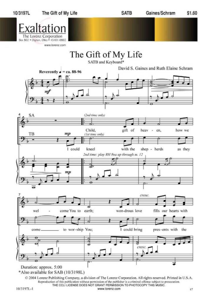 The Gift Of My Life
